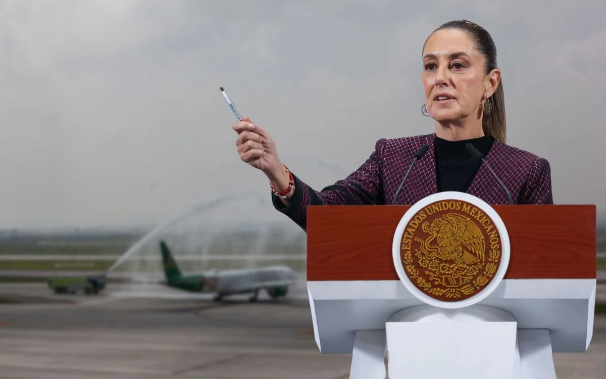 Sheinbaum confía en resolver disputa aérea con EE.UU. y rechaza cambios en operaciones de carga