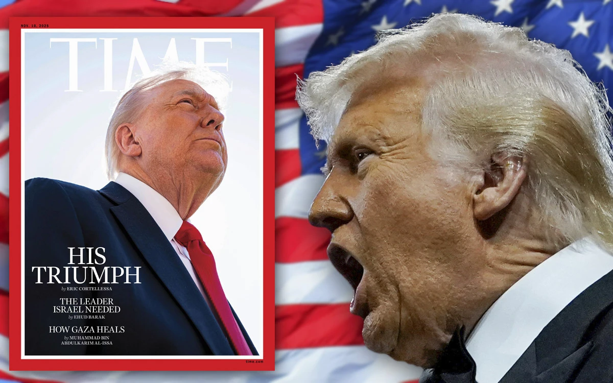 Trump se queja de su foto en la portada de la revista Time: Me ‘borraron’ el pelo