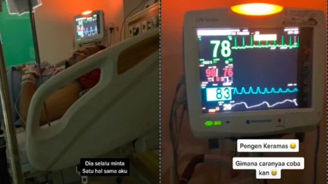 Viral Video Istri Diminta Suami Keramasin di Rumah Sakit