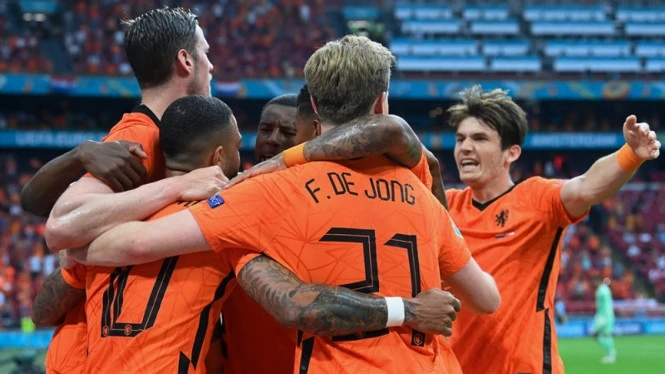 Timnas Belanda ke 16 Besar EURO 2020 Usai Kalahkan Austria