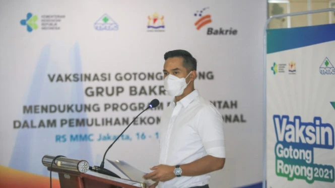 Anindya Bakrie Ajak Perusahaan Segera Eksekusi Vaksin Gotong Royong
