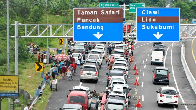 Gerbang Tol Kota Bogor Ditutup