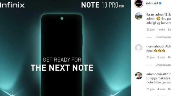 Ditunda Penjualan Perdana Infinix Note10 Pro NFC!!