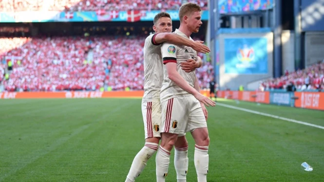 Timnas Belgia Susul Italia di 16 Besar EURO 2020