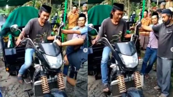 Viral Jenazah Dibawa ke Makam Pakai Motor Roda Tiga 