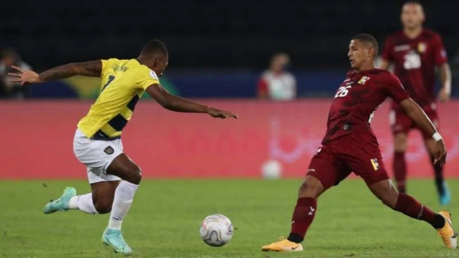 Drama di Menit Akhir, Timnas Ekuador Gagal Tekuk Venezuela