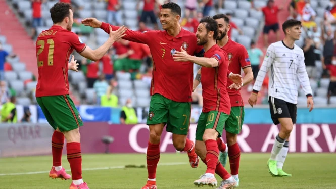 Portugal Miris tapi Ronaldo Bersinar di Daftar Top Skor EURO 2020