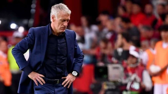 Pelatih Timnas Prancis Nyaris Celaka di Laga Lawan Jerman