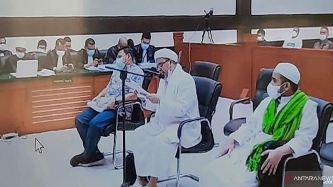 Habib Rizieq Sebut Replik Jaksa Berisi Penghinaan Dirinya