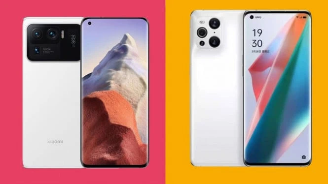 Xiaomi Mi 11 Ultra vs Oppo Find X3 Pro, Duel Spek Papan Atas