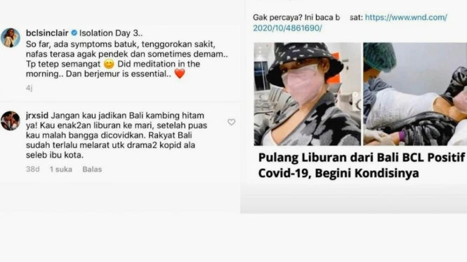 Ungkap Kronologi Kena COVID-19, BCL Kembali Disindir Jerinx