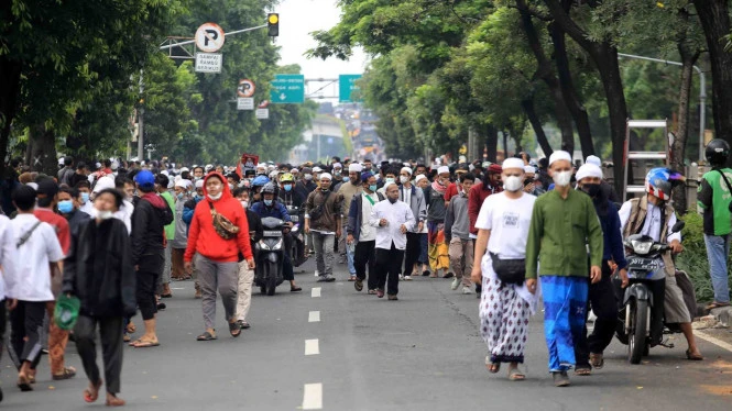 Polisi Sebut Ada Ajakan Aksi di Sidang Vonis Habib Rizieq