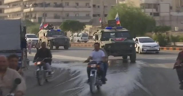 Russian troops moving into areas once controlled by US-backed Kurds