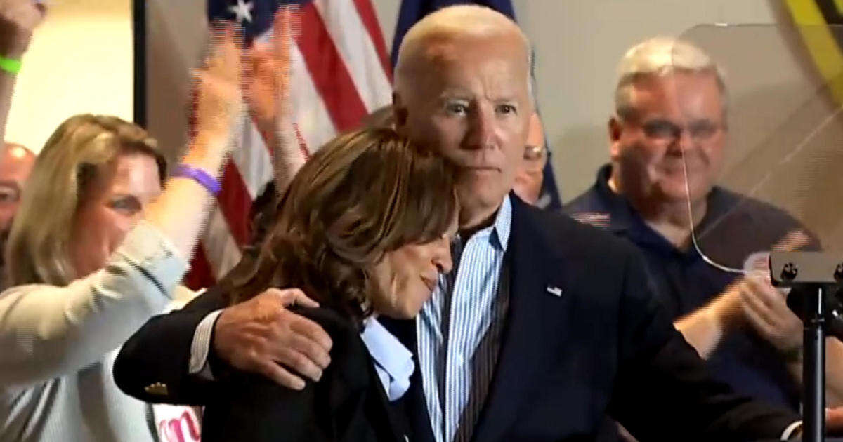 Harris, Biden campaign together for first time since president dropped out