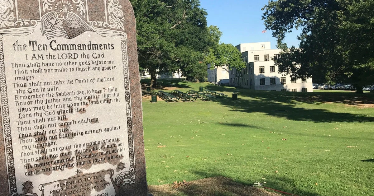 Judge assails Arkansas Ten Commandments law as he slightly limits its use