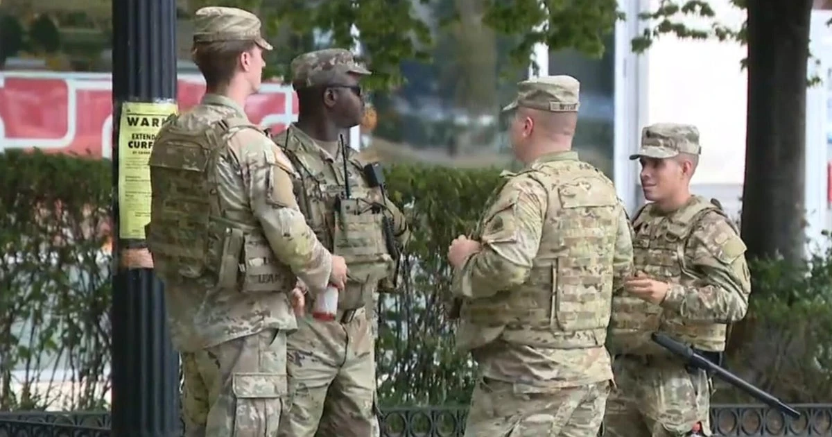 National Guard patrols D.C. streets as kids return to school