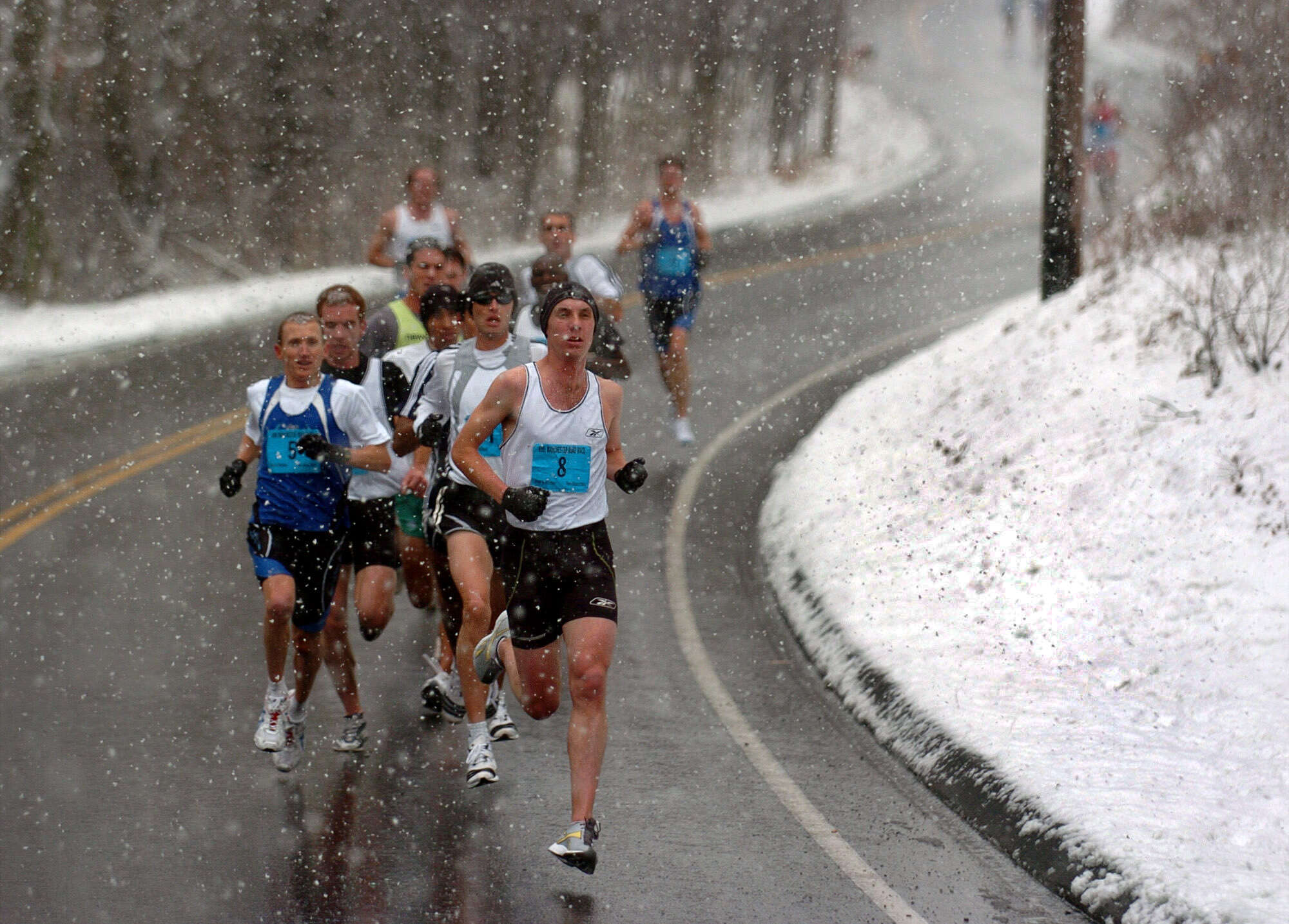 Haar: Cold rain and wind? Bring it on, runners in the Manchester Road Race say