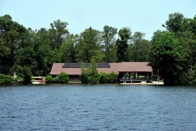 This private island rental in CT is a former Boy Scout camp
