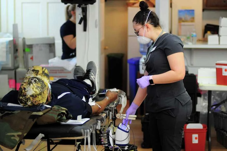 Red Cross facing blood shortage; demand from trauma cases...
