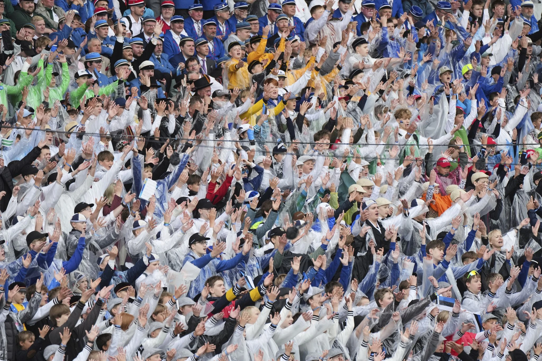 Thousands of voices unite in song at traditional choir festival celebrating Estonia's culture