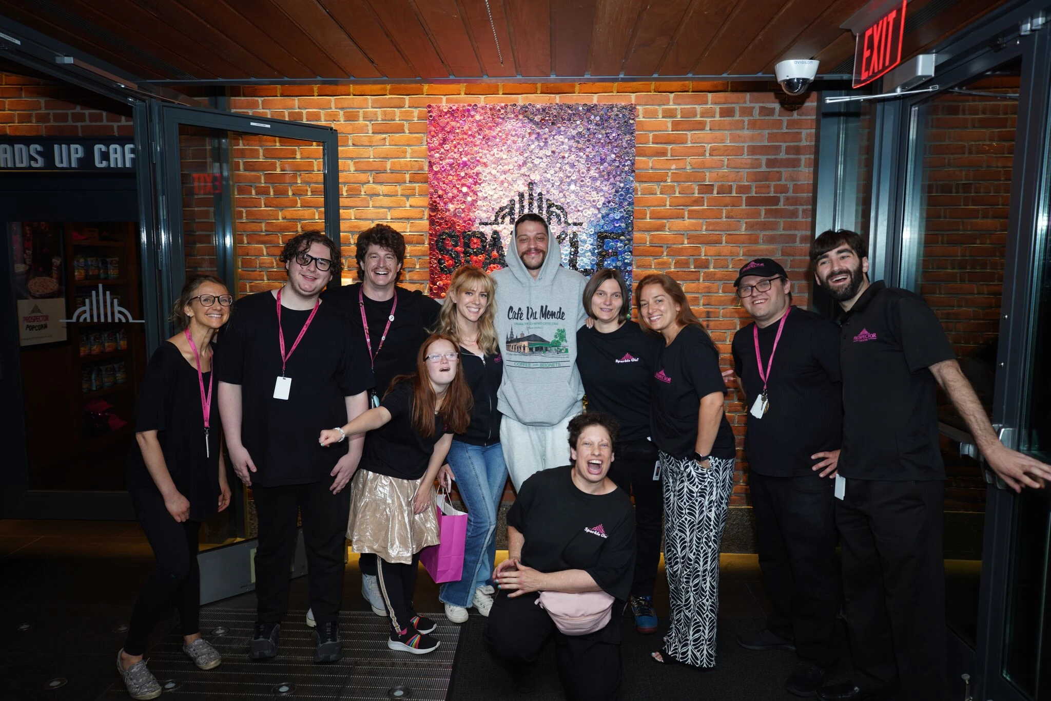 Comedian Pete Davidson watches Brad Pitt's 'F1' at CT movie theater