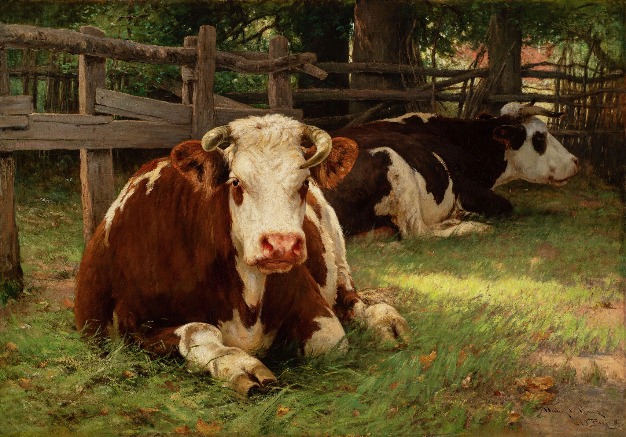 Old Lyme museum showcases 'Cow Tales' and landscape art exhibits this summer
