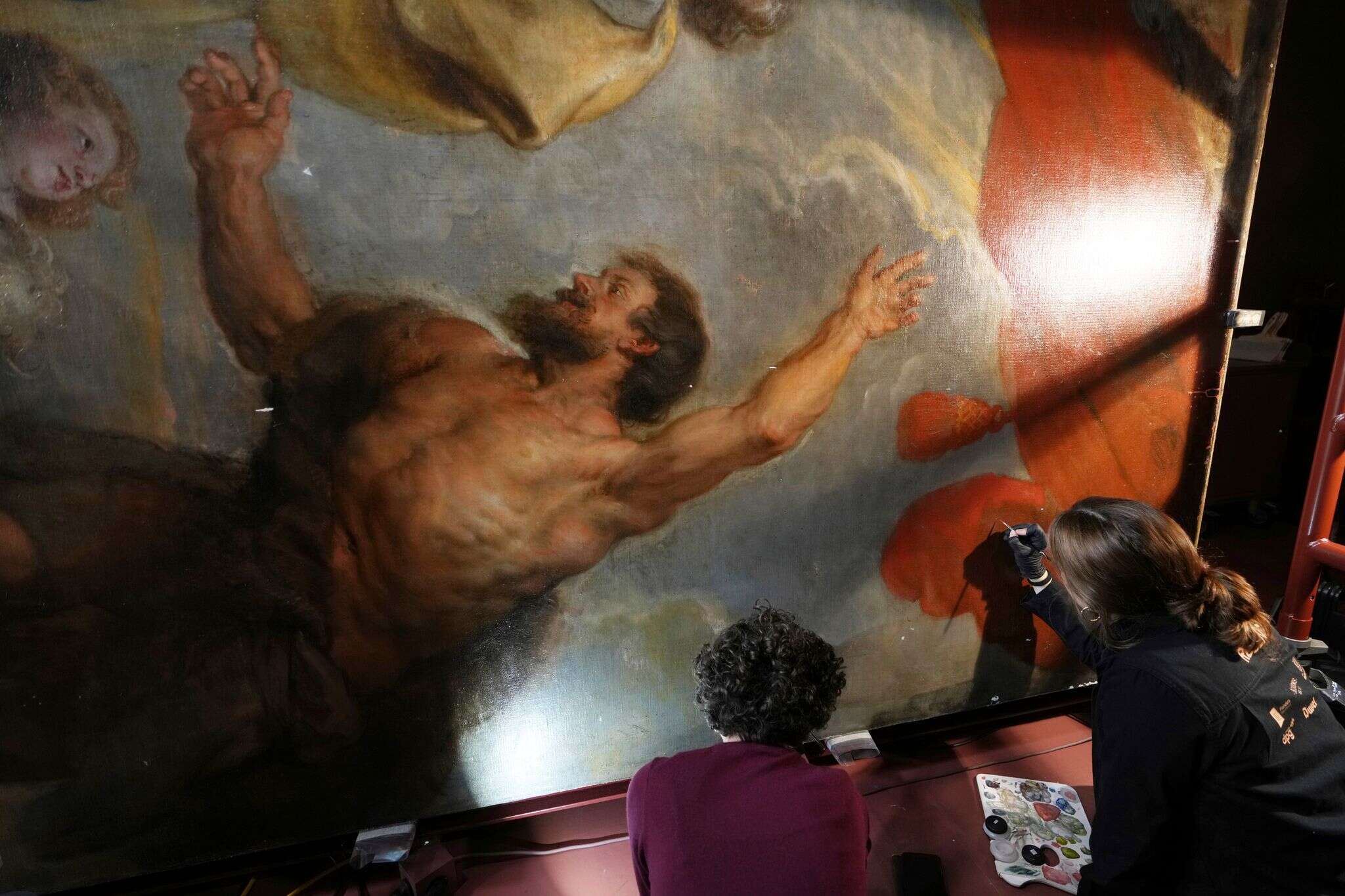 Rubens is a titan of Western art. The task of restoring his paintings is equally gigantic