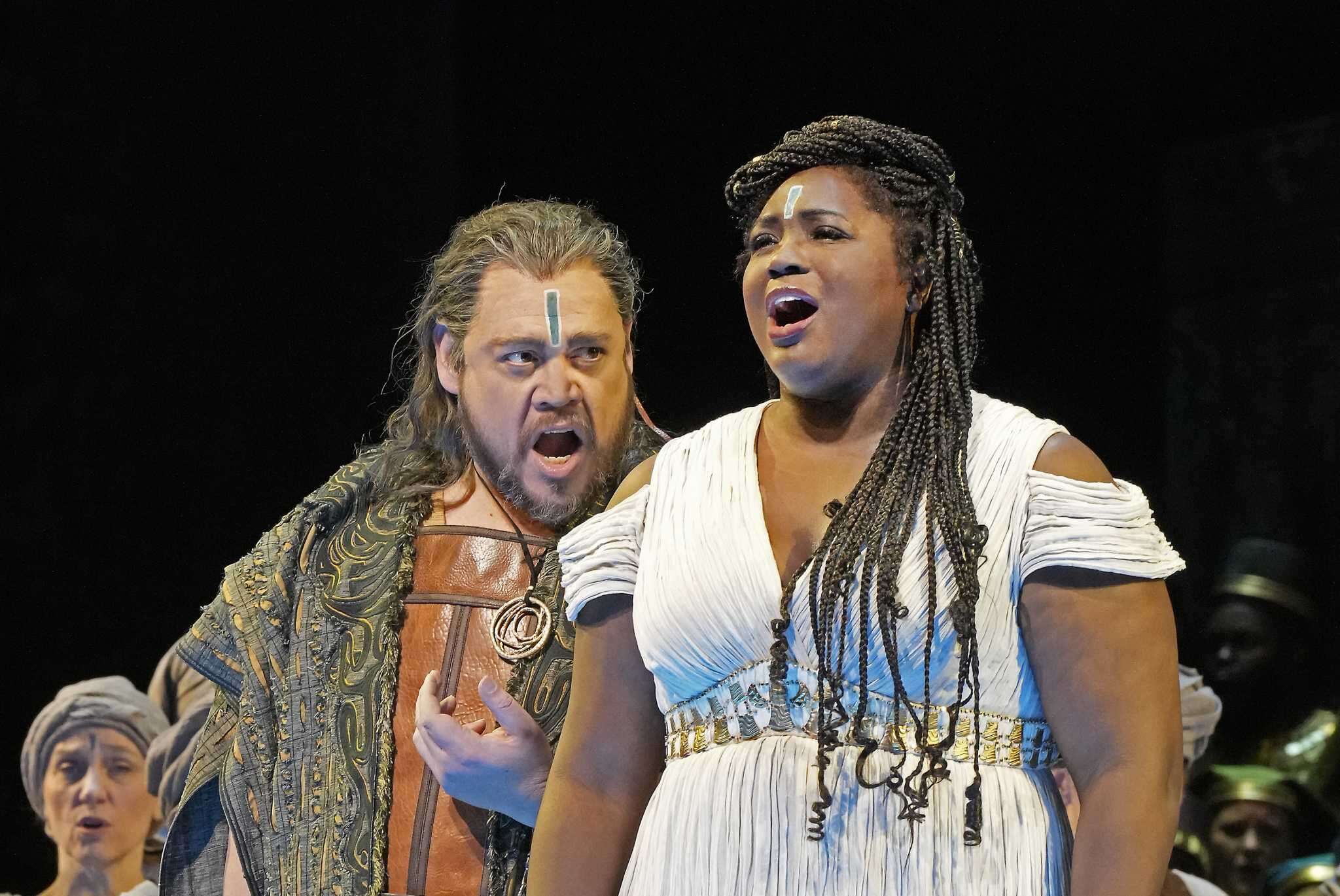 Soprano Angel Blue sings her first Metropolitan Opera 'Aida' in a new production