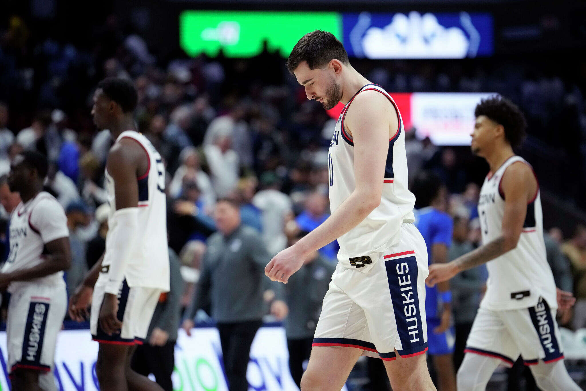 UConn's 28-game home winning streak comes to an end at Gampel