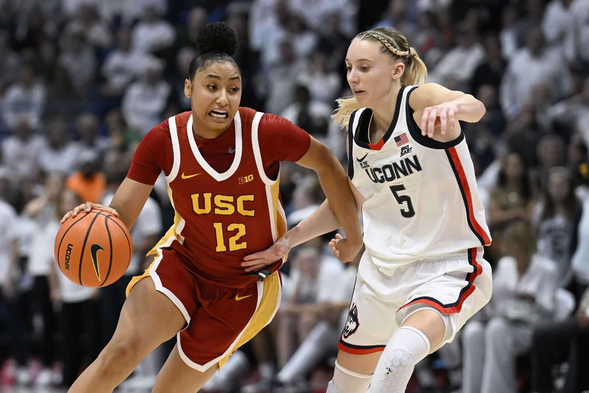 JuJu Watkins and Paige Bueckers shine in matchup of two of women's basketball's top stars