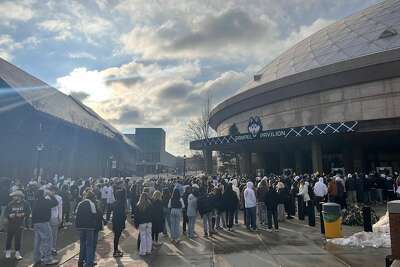 This UConn student was first in line for ESPN College GameDay