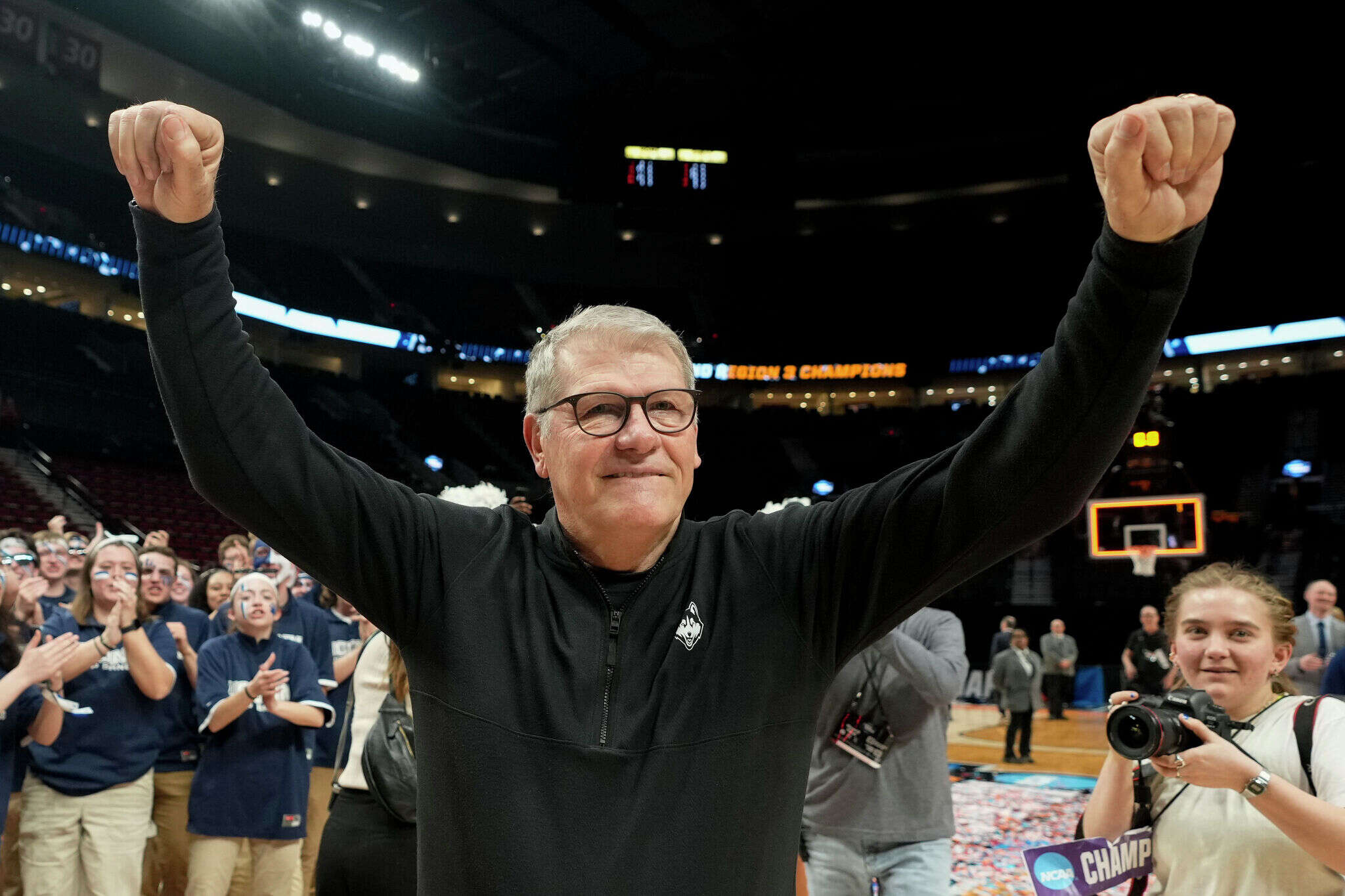 UConn women's basketball coach Geno Auriemma on the brink of history