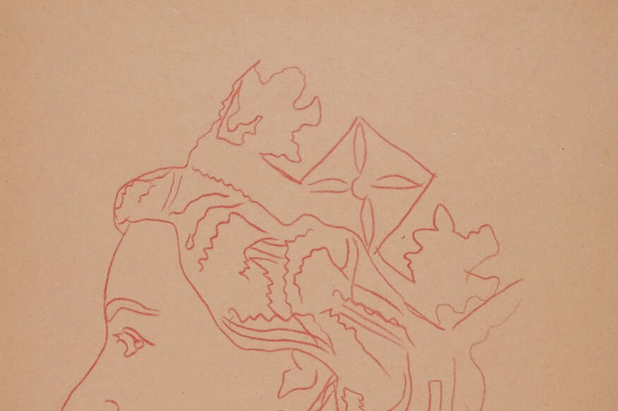 Warhol drawing discovered at estate sale, going to CT auction