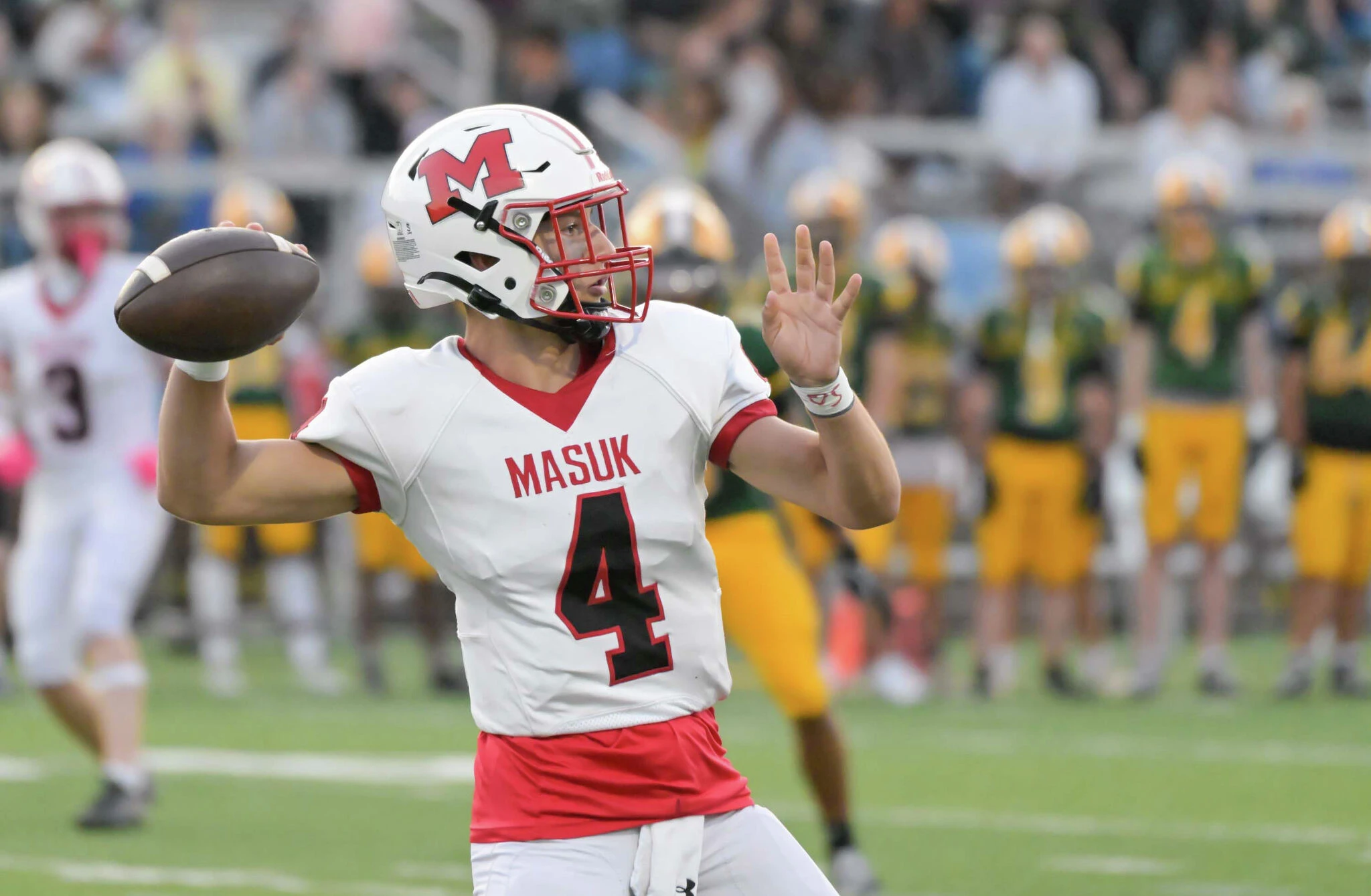Masuk quarterback Champagne ready to lead team to more success this season