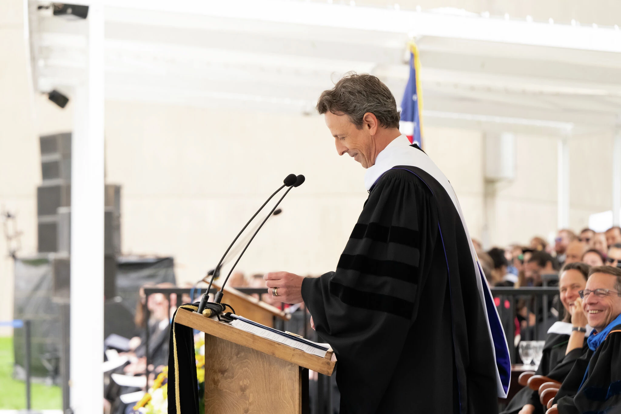 Here's what Seth Meyers said to graduates of a private CT boarding school