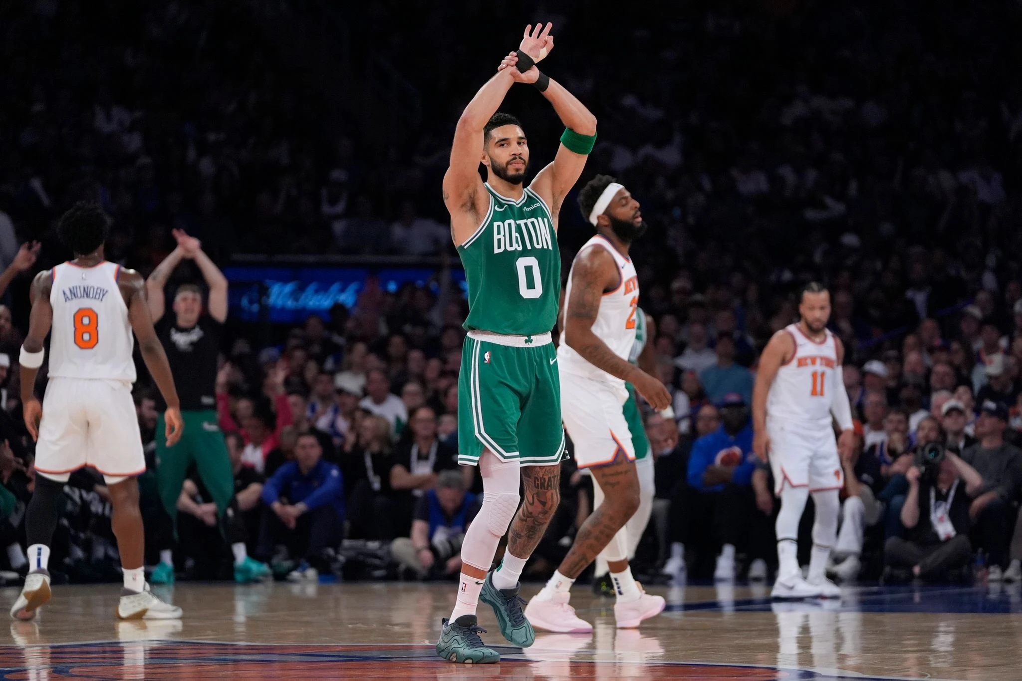 Celtics rout Knicks 115-93 to cut New York's lead to 2-1 in the Eastern Conference semifinals