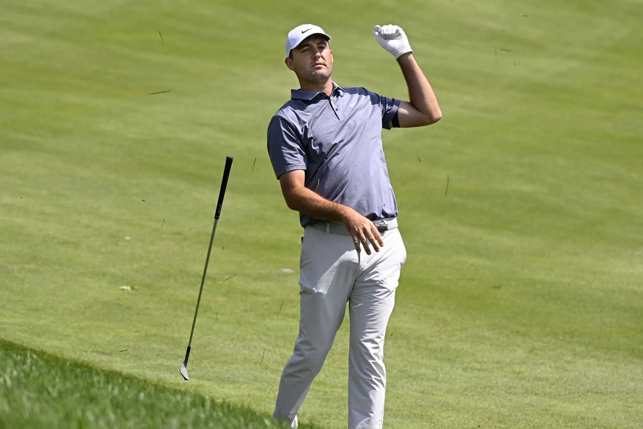 Scheffler part of 3-way tie for lead at Travelers with Fleetwood and Thomas