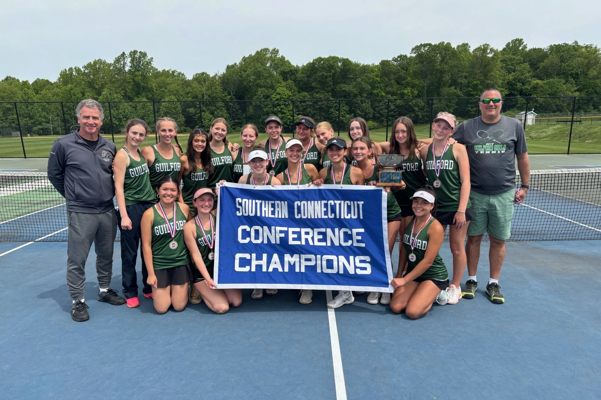 Conference championship tennis roundup: Guilford repeats, Prep 3-peats in SCC