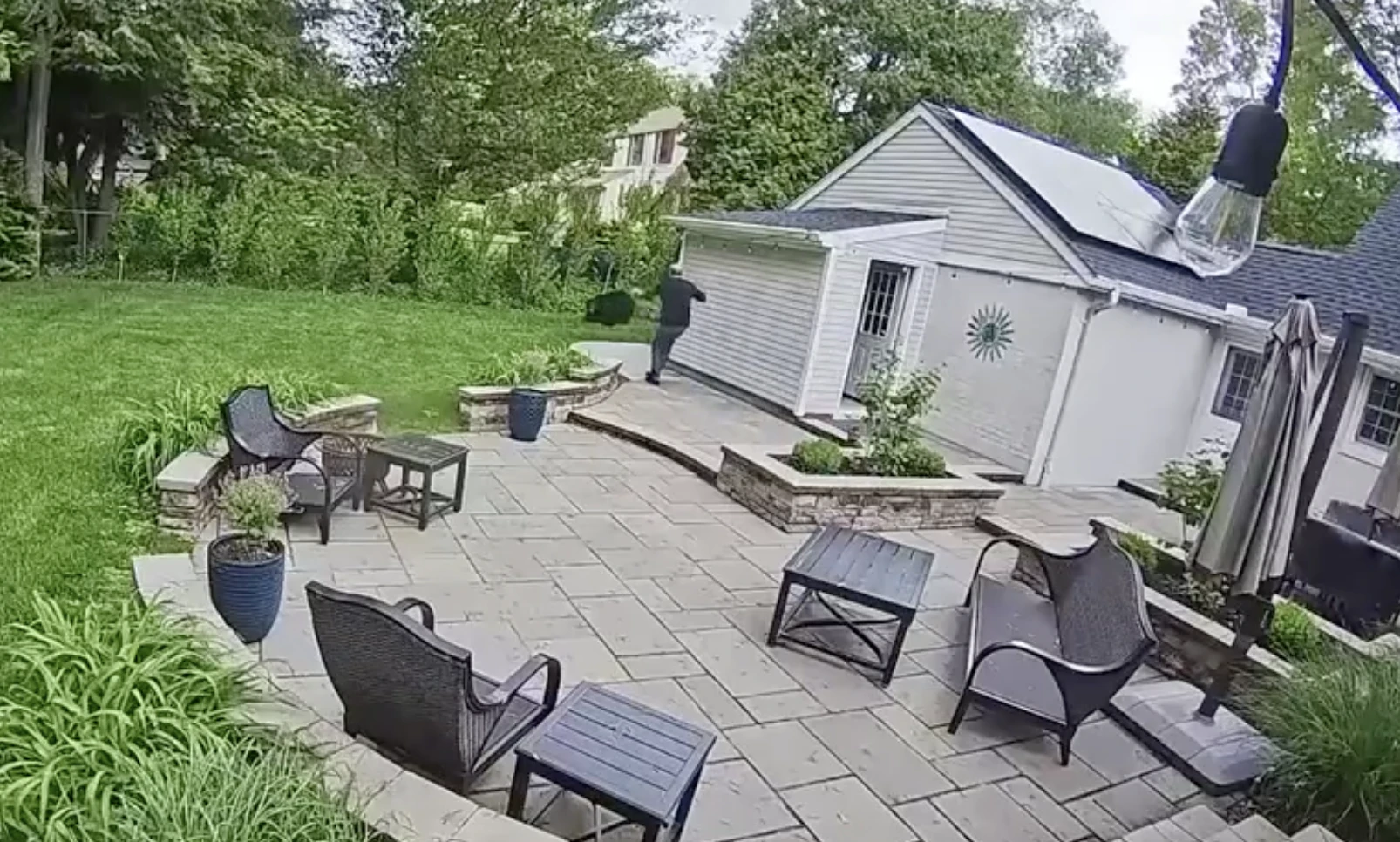CT resident comes face-to-face with bear in backyard over Memorial Day weekend