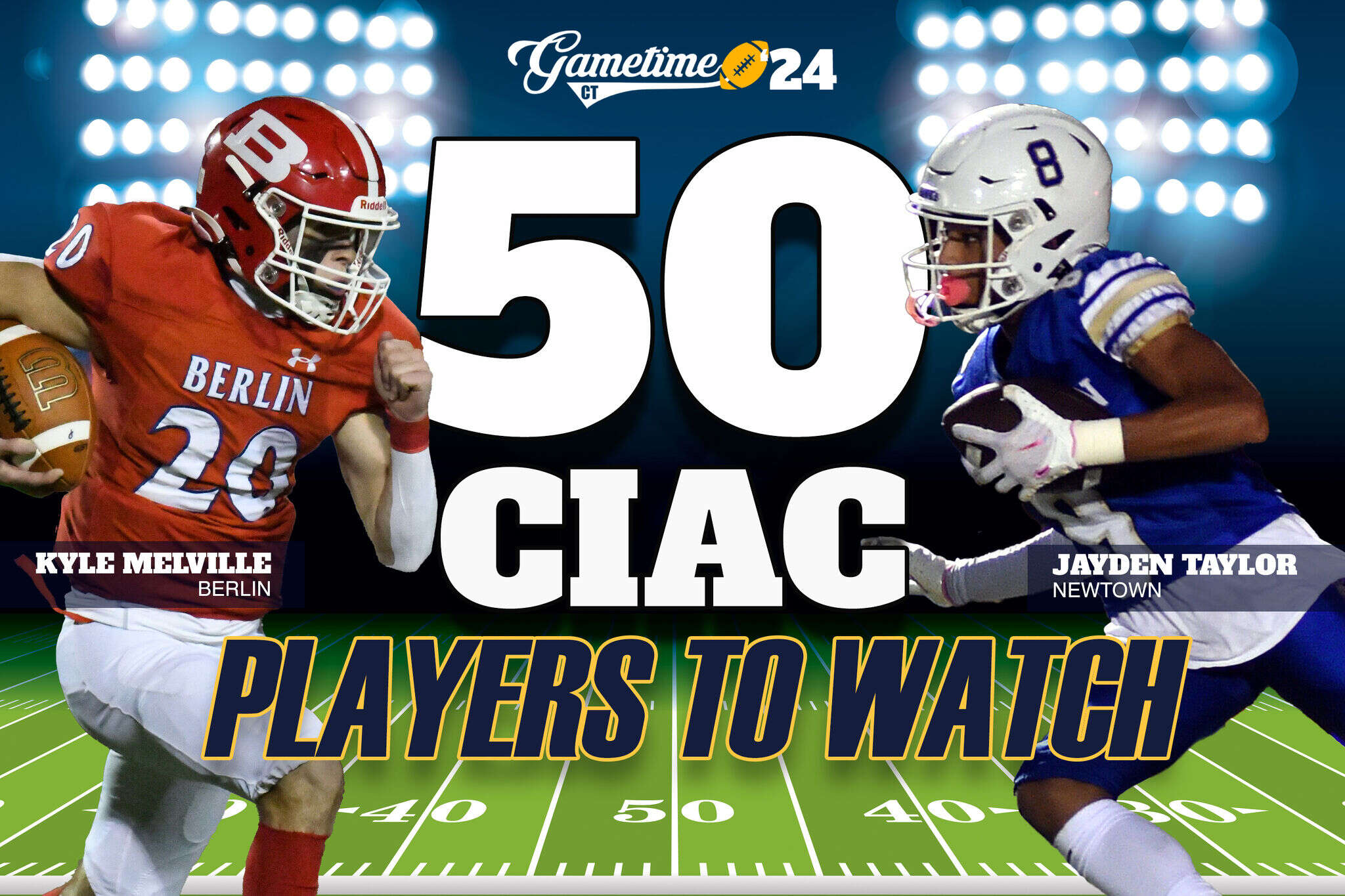 50 CIAC football players to watch during the 2024 season