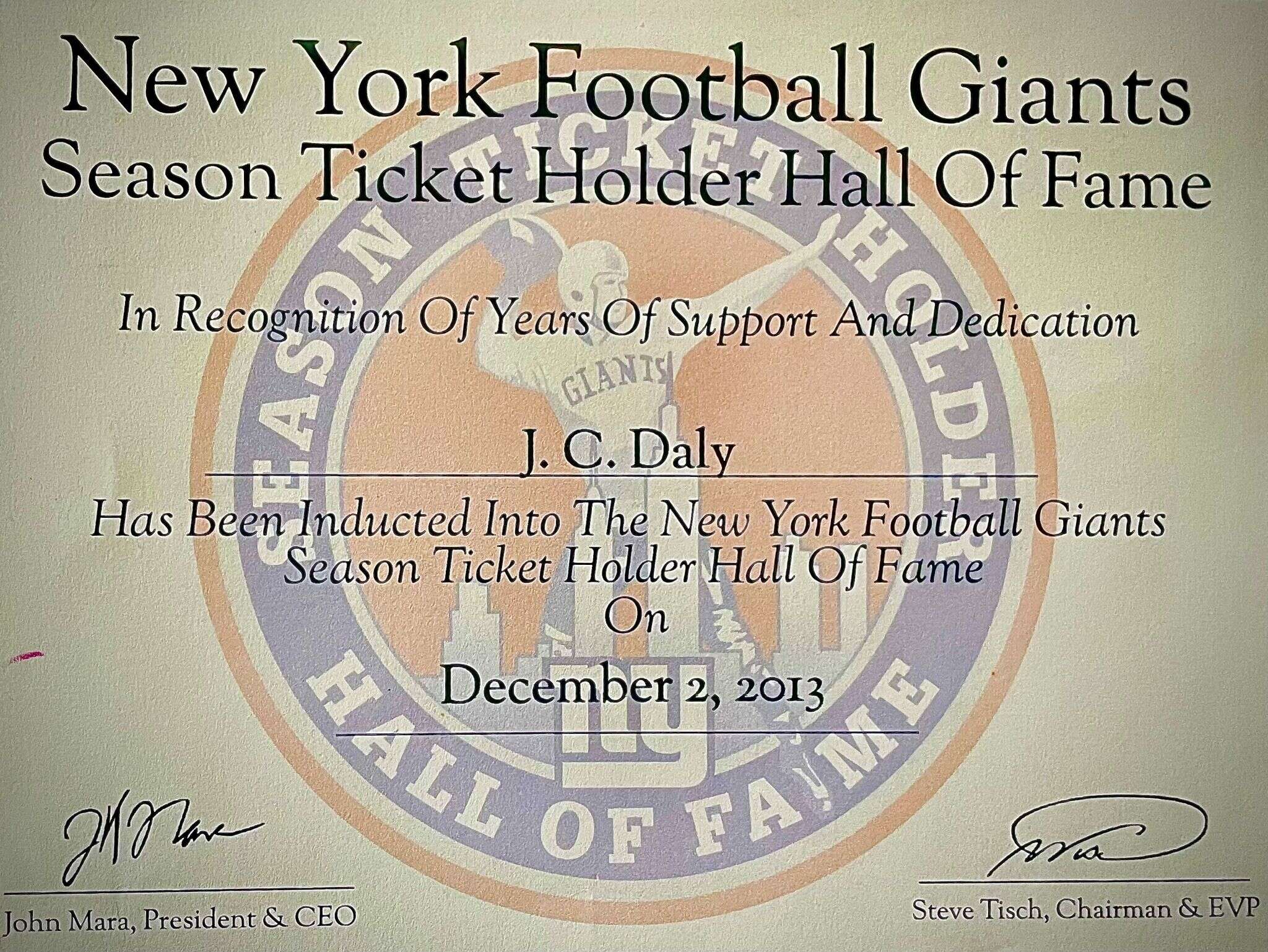 Mike Daly (opinion): Confessions of a NY Giants fan