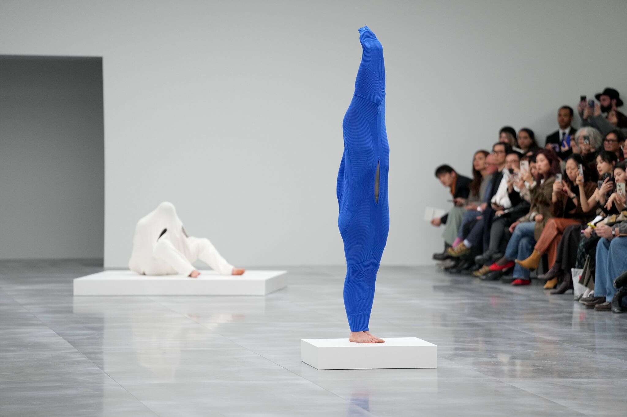 Issey Miyake’s fashion sculptures blur the line between clothing and art