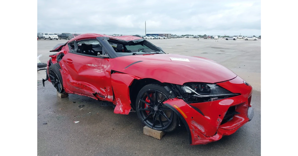 Someone Took A Toyota Supra Final Edition On Its Final Ride Already