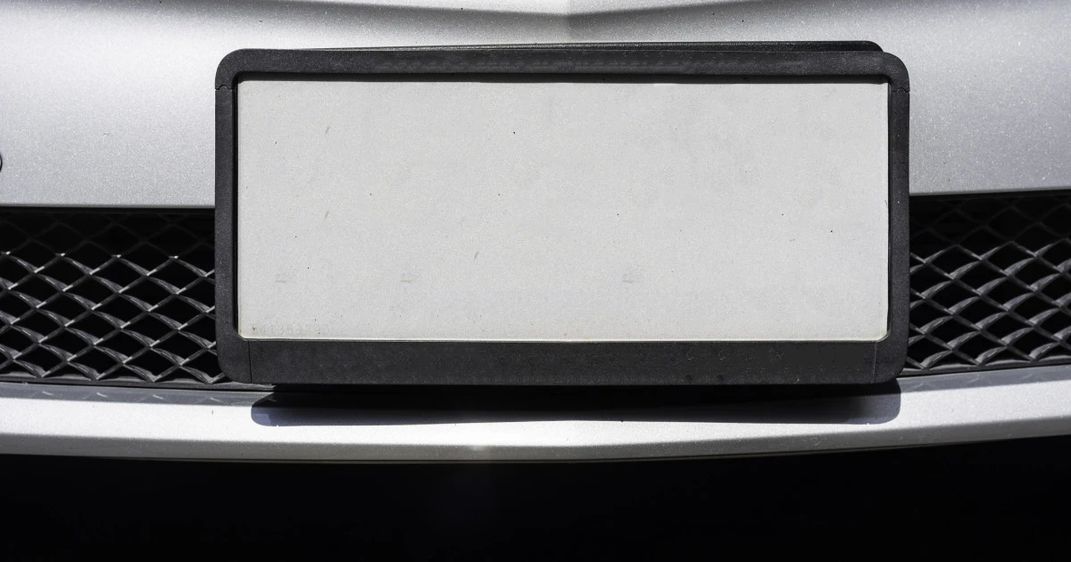 Front License Plate Haters Unite Over State’s New Proposal