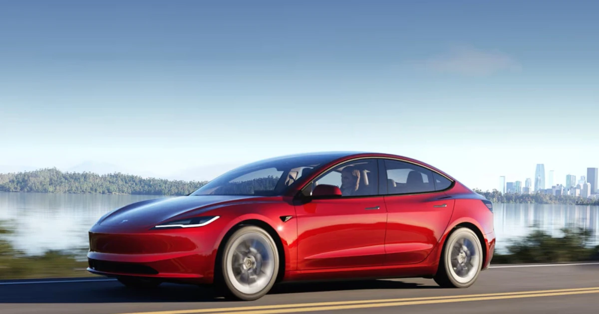 Tesla Model 3 Named Safest New Car in Europe for 2025