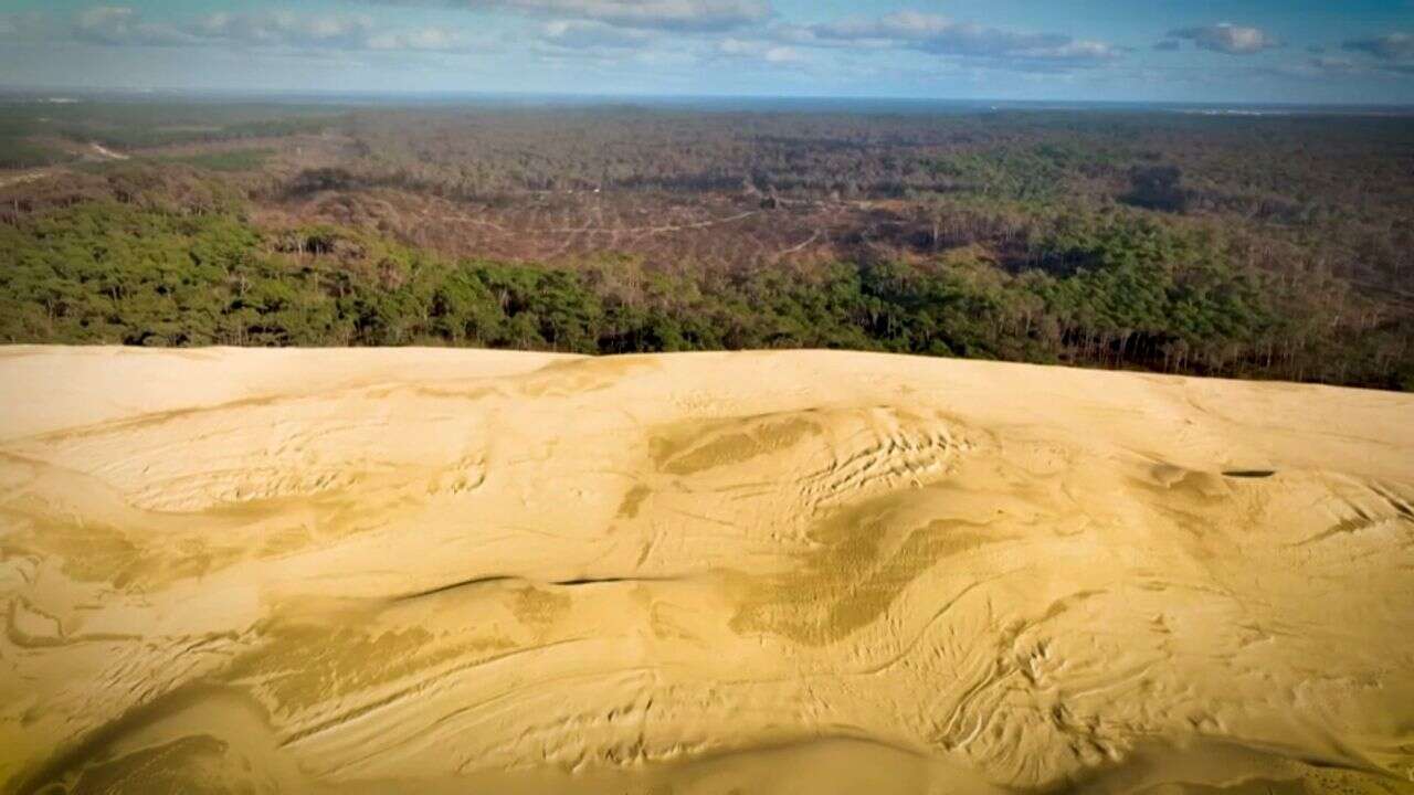 VIDÉO - La dune du Pilat, un site sous haute surveillance après les incendies