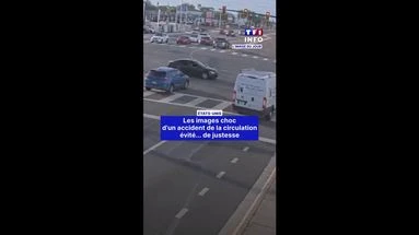 Les images choc d'un accident de la circulation évité... de justesse en Floride