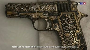 Pistolet de collection : une oeuvre d'art qui conduit au tribunal