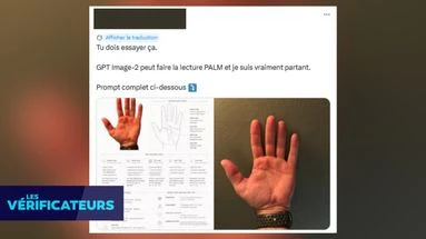 VÉRIF' - Peut-on vraiment se faire usurper ses données biométriques en envoyant une photo de sa main à ChatGPT ?