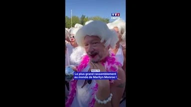 Plus de 1.000 sosies de Marilyn Monroe réunis en Californie pour un record du monde !